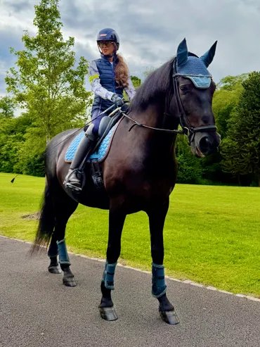 A young rider in the Great Park
